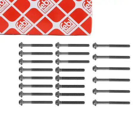 febi 10232 Zylinderkopfschrauben Set f&uuml;r MERCEDES W201 W124 W210 Sprinter B901-904 OM602