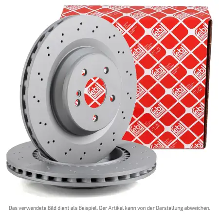 febi 106607 Bremsscheiben Satz f&uuml;r MERCEDES-BENZ M-Klasse GLE W166 hinten 1664230412