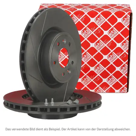 febi Brake Disc Set for RENAULT Megane 3 Coupe 2.0 TCe 220/R.S. (Front) 402060019R
