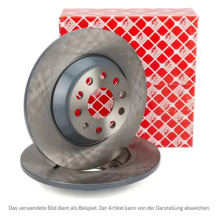 FEBI 23544 Bremsscheiben Satz OPEL Vectra B SAAB 900 II 9-3 (YS3D) 9-5 (YS3E) hinten