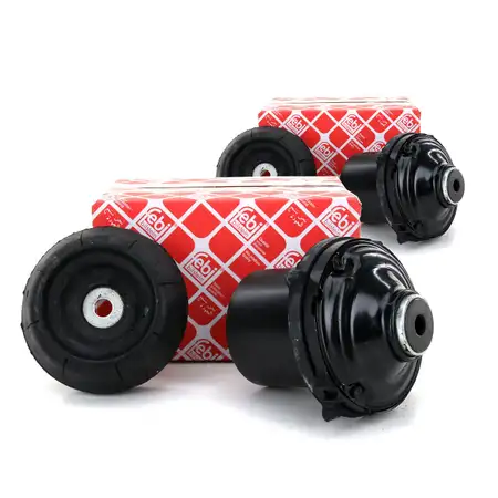2x febi strut bushings + ball bearings for OPEL Astra G, Meriva A, Vectra A, Zafira A (front)
