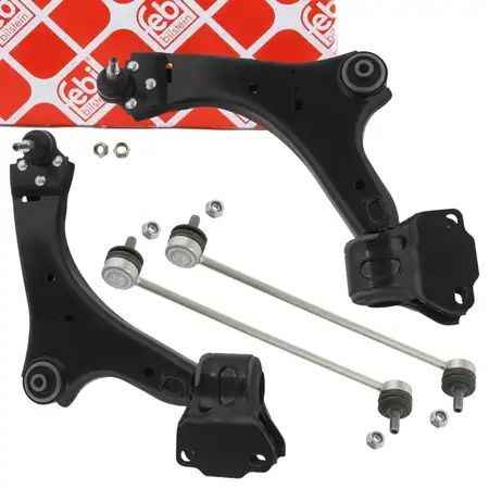 febi Querlenker Traggelenk Koppelstange Satz f&uuml;r FORD Mondeo 4 S-Max WA6 vorne unten