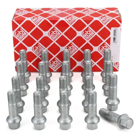 20 febi 14519 wheel bolts, M14x1.5 mm, 20 mm, for MERCEDES-BENZ