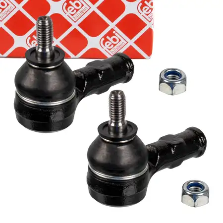 2x febi 02625 Spurstangenkopf f&uuml;r OPEL Corsa A B C Combo Tigra A B SMART ForTwo 451 vorne