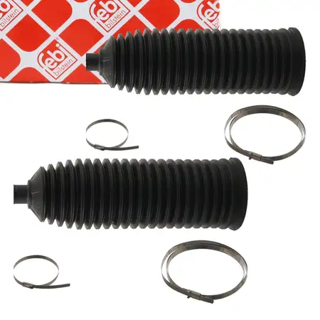 2x febi 29658 Lenkmanschette f&uuml;r MERCEDES E-Klasse W211 S211 CLS C219 vorne 2034630396