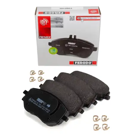 FERODO FDB5192 Bremsbel&auml;ge f&uuml;r RENAULT Captur 1 2 Clio 5 Kangoo 3 Megane 3 3 ZOE vorne