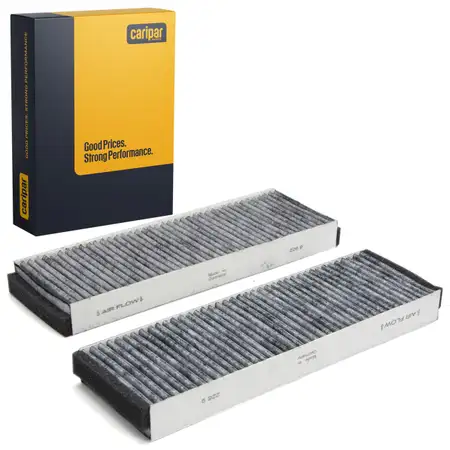 CARIPAR Innenraumfilter Aktivkohlefilter Satz f&uuml;r AUDI A6 4H C6 R8 VW XL1 4F0898438C