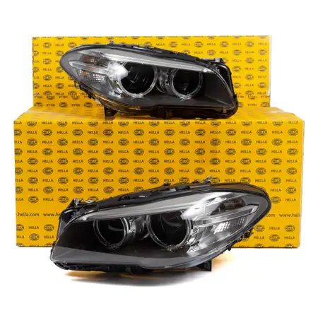 2x HELLA Bi-XENON/LED Hauptscheinwerfer f&uuml;r BMW 5er F10 F11 ab 07.2013 links + rechts