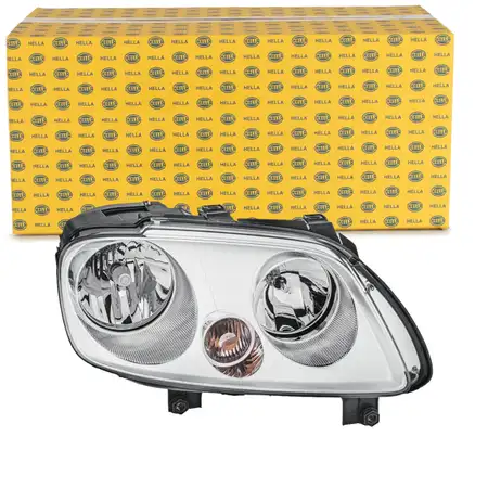 HELLA HALOGEN Scheinwerfer f&uuml;r VW Caddy 3 bis 08.2010 Touran 1T1 1T2 bis 10.2006 rechts