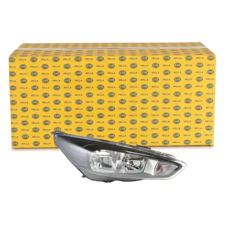 HELLA 1EE354827121 H7/H15 Halogen Headlight for FORD Focus 3 MK3 (November 2014), Right Side 1866229