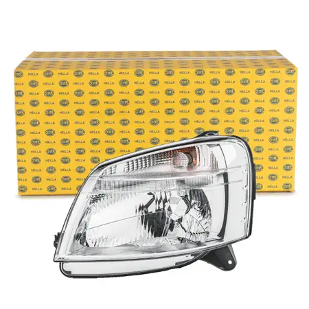HELLA HALOGEN H4 Scheinwerfer + Leuchtmittel f&uuml;r CITROEN Berlingo Partner ab 11.2002 links