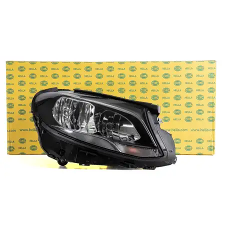 HELLA 1EG012076061 H7 Halogen Headlight for Mercedes E-Class W213, Front Right