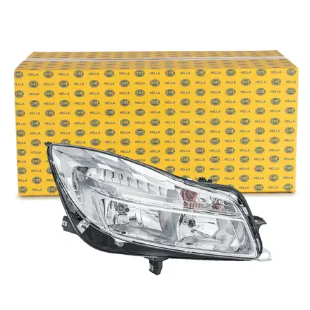 HELLA HALOGEN Scheinwerfer + Leuchtmittel f&uuml;r OPEL Insignia A bis 07.2013 rechts