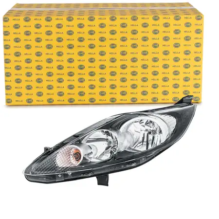 HELLA 1EJ247045-311 Halogen Headlight for Ford Fiesta 6 (MK6) through Dec. 2012, Left 1580705