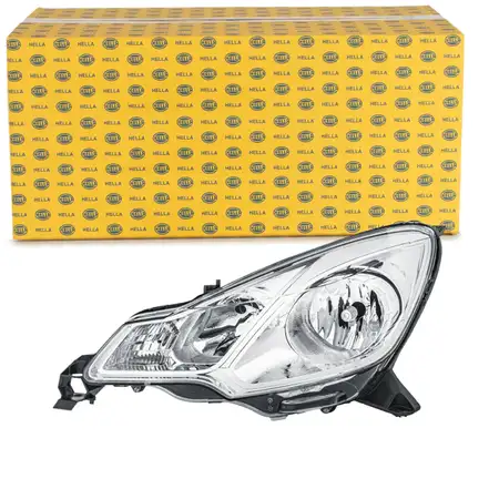 HELLA 1EJ354674-011 Halogen Headlight for Citro&euml;n C3 2 SC_ (up to February 2013), left