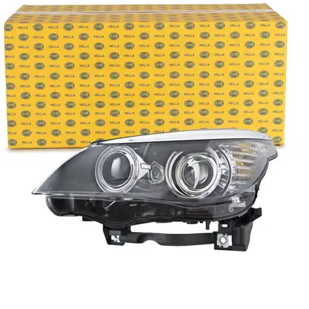 HELLA BI-XENON/LED Scheinwerfer f&uuml;r BMW 5er E60 E61 ab 04.2007 links 63127177755