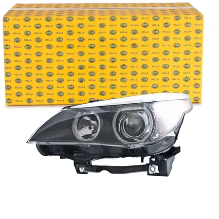 HELLA 1EL160291011 BI-XENON/LED Scheinwerfer f&uuml;r BMW 5er E60 E61 bis 02.2005 links