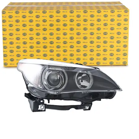HELLA 1EL160292011 BI-XENON/LED Scheinwerfer f&uuml;r BMW 5er E60 E61 bis 02.2005 rechts
