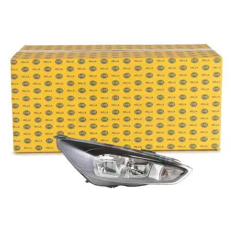 HELLA 1LE354827101 H7/H1 Halogen Headlight for FORD Focus 3 MK3 (November 2014), Right Side 1866237