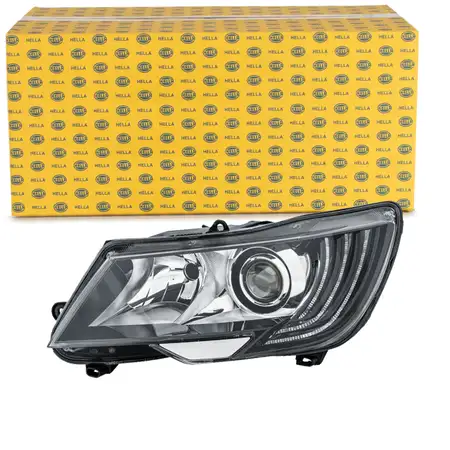 HELLA BI-XENON/LED Scheinwerfer f&uuml;r SKODA Superb 2 3T ab 06.2013 links 3T1941017H