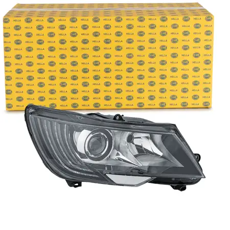 HELLA BI-XENON/LED Scheinwerfer f&uuml;r SKODA Superb 2 3T ab 06.2013 rechts 3T1941018H
