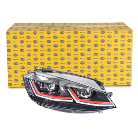 HELLA 1ZX013924421 LED Scheinwerfer f&uuml;r VW Golf 7 GTI/TCR/Clubsport ab 11.2016 rechts