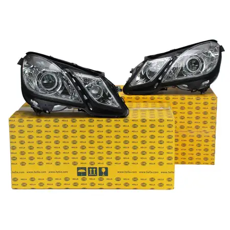 2x HELLA BI-XENON Scheinwerfer f&uuml;r MERCEDES E-Klasse W212 S212 bis 02.2013 links + rechts