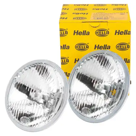 2x HELLA 1K3114155-001 H1 Fernlicht f&uuml;r BMW E12 E24 E23 VW Passat Scirocco links + rechts