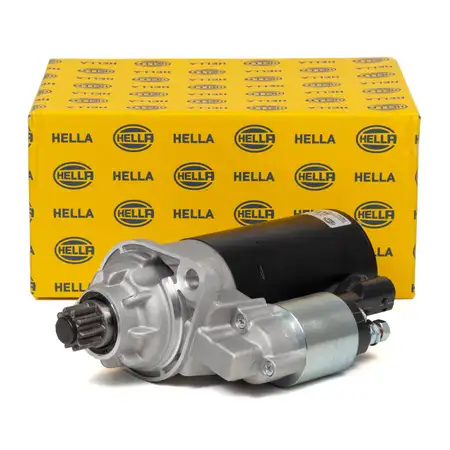 HELLA Anlasser Starter 12V 22 kW f&uuml;r VW Transporter Multivan T5 2.5 TDI 02M911023Q