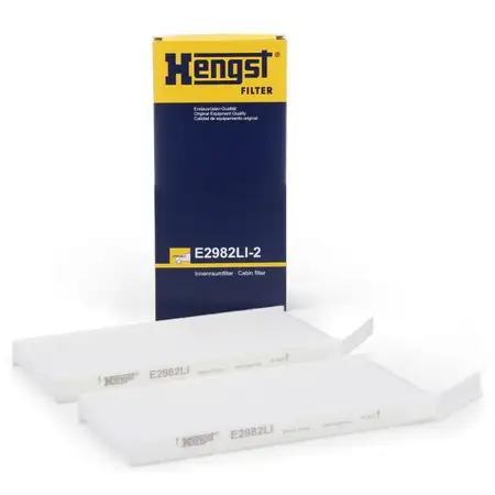HENGST E2982LI-2 Innenraumfilter Satz f&uuml;r MERCEDES Citan Opel Movano B RENAULT Kangoo 3