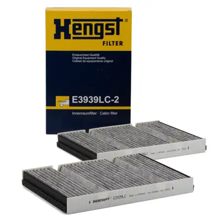 HENGST E3939LC-2 Innenraumfilter Aktivkohle Satz f&uuml;r MERCEDES S-Klasse W222 A217 C217