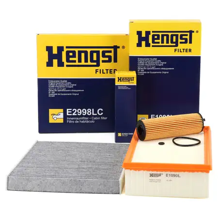 HENGST Filterset 3-tlg f&uuml;r VW Golf 8 Passat B8 T-Roc Tiguan Touran A3 8Y Q3 F3 2.0 TDI