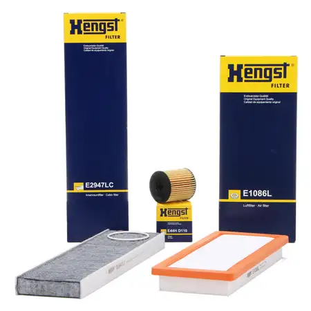 HENGST Filter-Set f&uuml;r MINI R56 R55 R60 R57 R58 R61 R59 Cooper S/Works N14 N16 N18