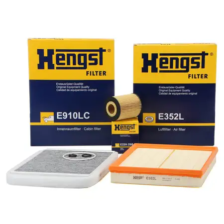 HENGST Filter-Set f&uuml;r OPEL Astra G 1.7 DTI 16V 75 PS bis 07.2001 mit DELPHI-System