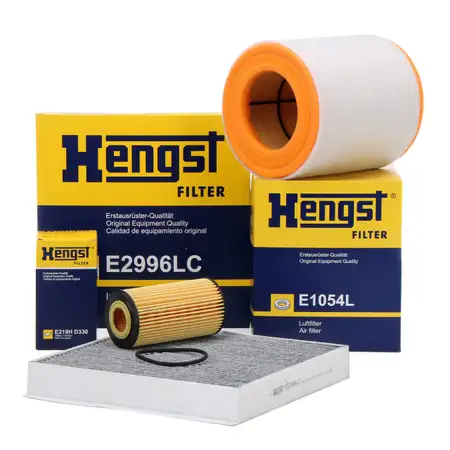HENGST Filter-Set 3-tlg f&uuml;r AUDI A6 C7 A7 4G 3.0 TDI 190/211/218/272 PS