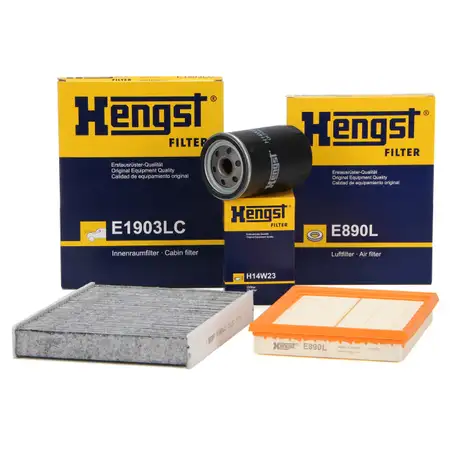 HENGST Filter-Set f&uuml;r FORD Fiesta 5 MK5 Fusion JU_ 1.3 + 1.6 16V