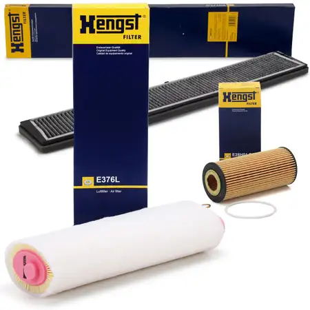HENGST Filter-Set f&uuml;r BMW 3er E46 330d 330xd 204 PS + X3 E83 3.0d 204/211/218 PS M57