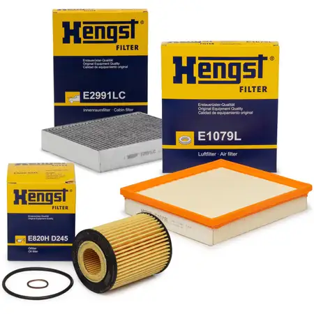 HENGST Filter Kit for BMW 1 Series F20 F21 114i 116i 118i 120i + 3 Series F30 F31 316i 320i N13