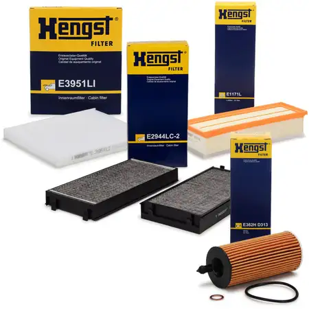 HENGST Filter Kit for BMW X5 F15 F85 sDrive25d xDrive25d 231 hp B47