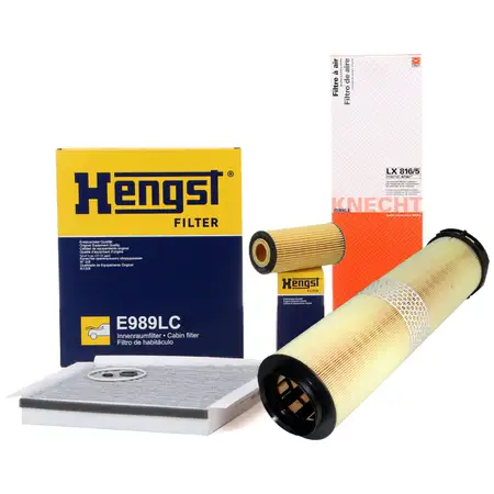 HENGST Filter-Set 3-tlg f&uuml;r MERCEDES E-Klasse W211 S211 E 280/320CDI OM648 ab Fgst. 196440