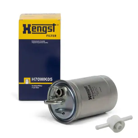HENGST Kraftstofffilter + Ventil f&uuml;r VW Golf 2 3 LT 1 Passat Sharan T3 Vento 1.6-2.5 TDI