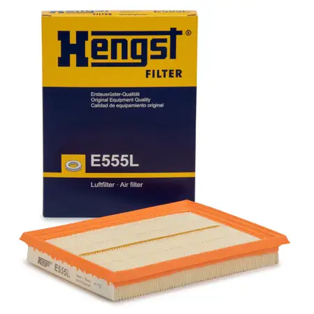 HENGST E555L Luftfilter f&uuml;r HONDA Civic 6 NISSAN Juke Micra Note RENAULT Koleos