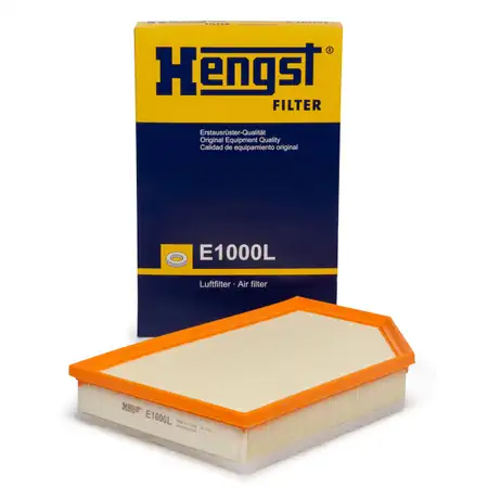 HENGST E1000L Luftfilter f&uuml;r VOLVO S60 2 S80 2 V60 1 2 V70 2 3 XC60 XC70 2