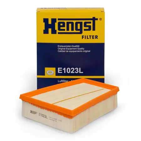 HENGST E1023L Air Filter for RENAULT FLUENCE, MEGANE III, MODUS GRAND, and SCENIC III