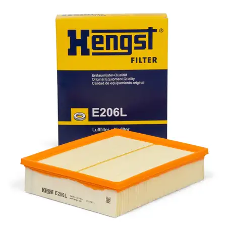 HENGST E206L Luftfilter f&uuml;r AUDI A4 B5 A6 C5 SKODA Superb 1 VW Passat 3B 8D0133843