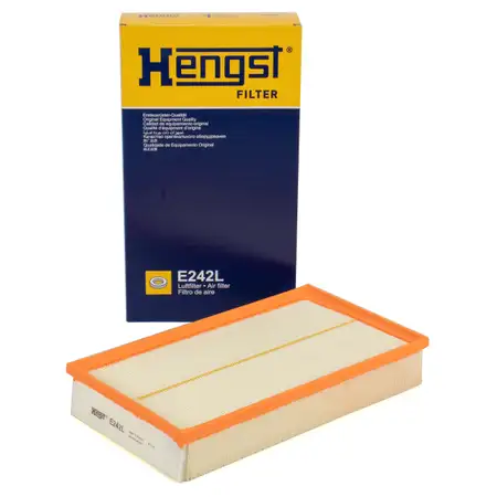 HENGST E242L Luftfilter Motorluftfilter f&uuml;r MERCEDES-BENZ E-Klasse W210 S210 6040940504