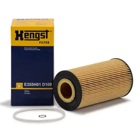 HENGST E355H01D109 &Ouml;lfilter f&uuml;r AUDI S4 B6 B7 A6 A8 3.7 4.2 VW Phaeton 4.2 V8