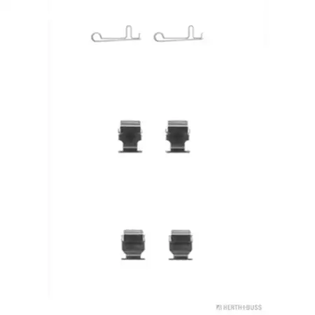 HERTH+BUSS Brake Pad Accessory Kit for SUBARU Justy 4 1.0 and DAIHATSU Cuore 5 1.0 (front)