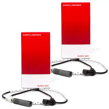 2x HERTH+BUSS ELPARTS ABS Sensor Raddrehzahl f&uuml;r BMW 1er E81 E87 E88 3er E90 E92 hinten