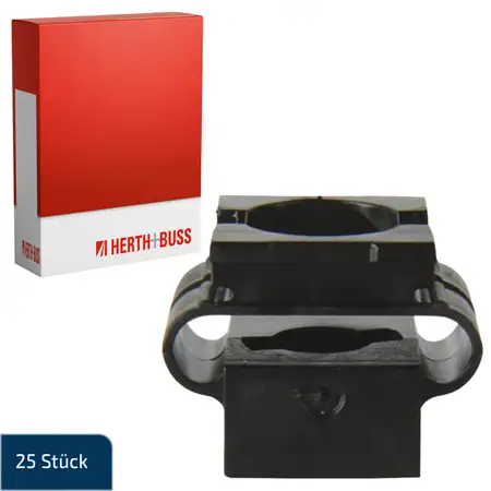 25x HERTH+BUSS Clip Befestigung Unterfahrschutz Unterbodenschutz f&uuml;r VW 4A0805163